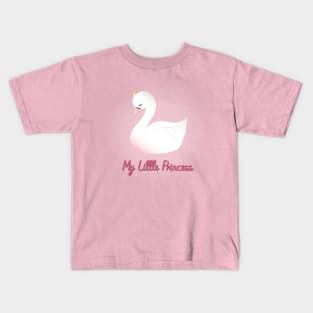 My little princess Swan Kids T-Shirt